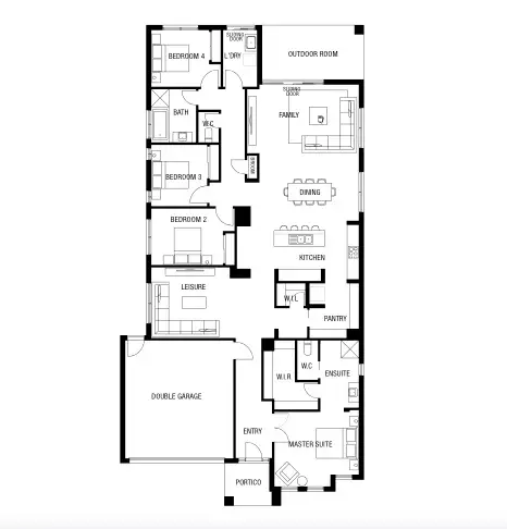 Floorplan of Homely house listing, 6 Yarra Drive, Warrnambool VIC 3280