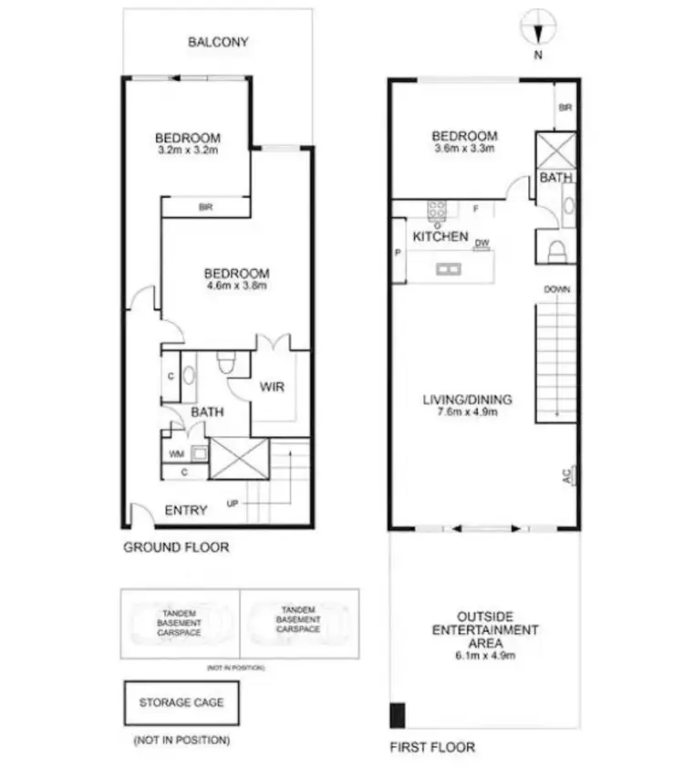 Floorplan of Homely apartment listing, 407/18 Berkeley Street, Doncaster VIC 3108