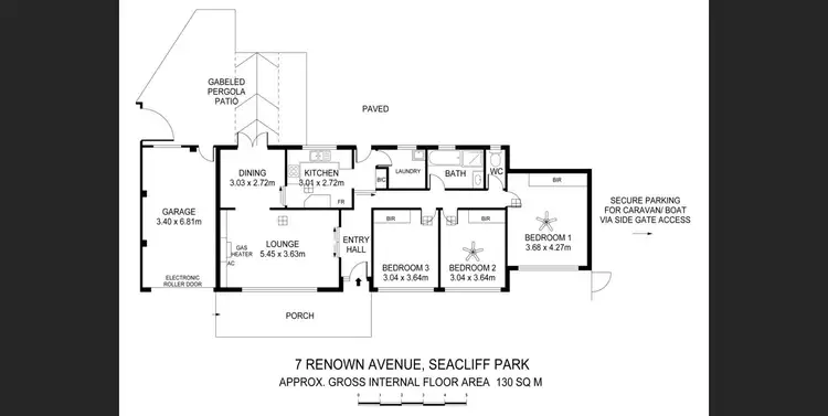 Floorplan of Homely house listing, 7 Renown Avenue, Seacliff Park SA 5049