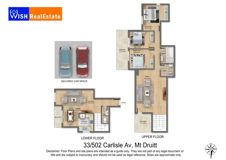 Floorplan of Homely apartment listing, 33/502-514 Carlisle Avenue, Mount Druitt NSW 2770