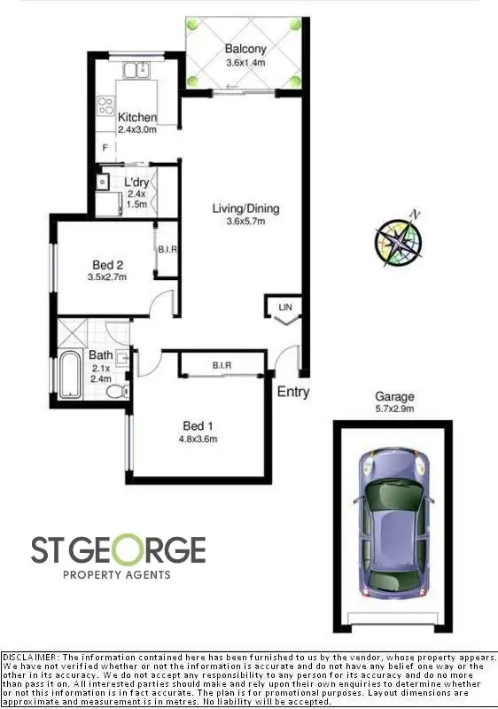 Floorplan of Homely apartment listing, 9/7 Victoria Avenue, Penshurst NSW 2222