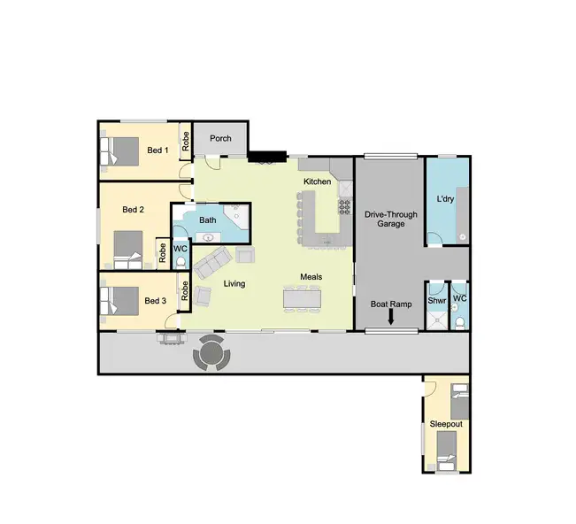 Floorplan of Homely house listing, 87 Corowa Road, Mulwala NSW 2647