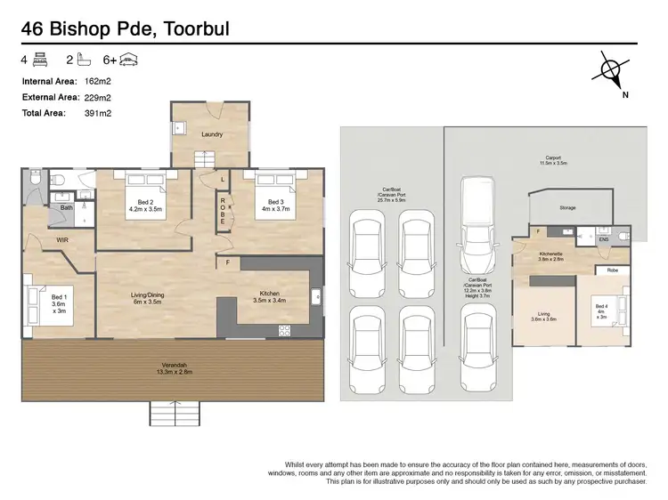 Floorplan of Homely house listing, 46 Bishop Parade, Toorbul QLD 4510