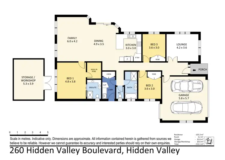 Floorplan of Homely house listing, 260 Hidden Valley Bvd, Hidden Valley VIC 3756