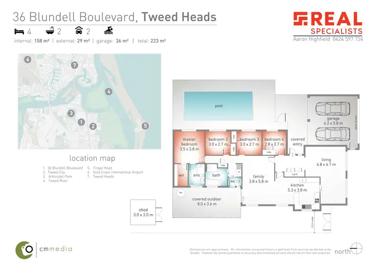 Floorplan of Homely house listing, 36 Blundell Boulevard, Tweed Heads South NSW 2486