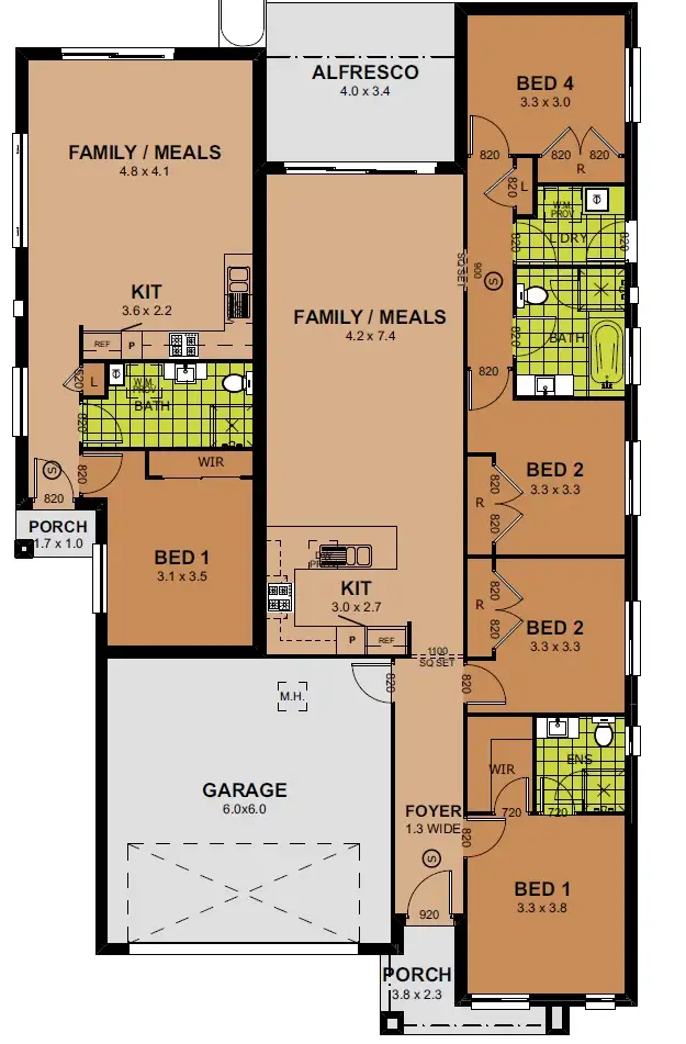 Floorplan of Homely house listing, Address available on request