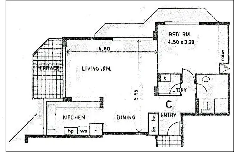 Floorplan of Homely unit listing, 46/63 Cavill Avenue, Surfers Paradise QLD 4217