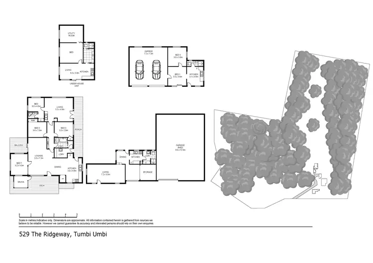 Floorplan of Homely rural property listing, 529 The Ridgeway, Tumbi Umbi NSW 2261