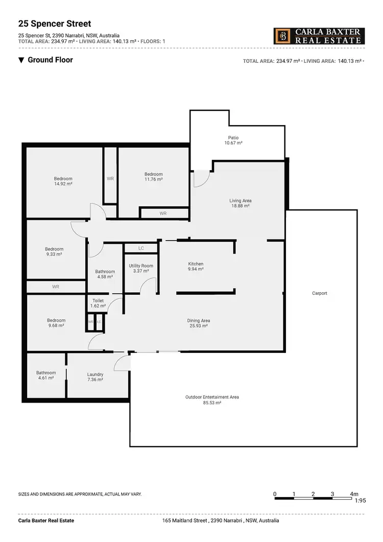 Floorplan of Homely house listing, 25 Spencer Street, Narrabri NSW 2390