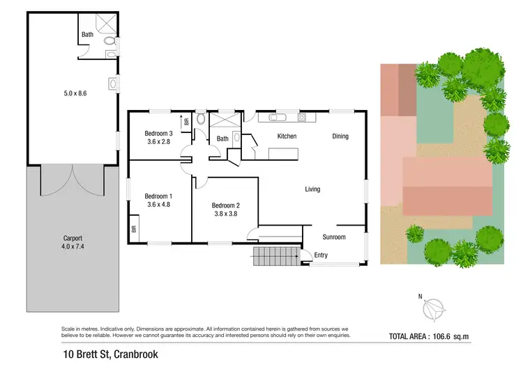 Floorplan of Homely house listing, 10 Brett Street, Cranbrook QLD 4814