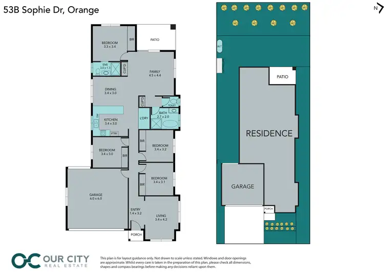 Floorplan of Homely house listing, 53B Sophie Drive, Orange NSW 2800