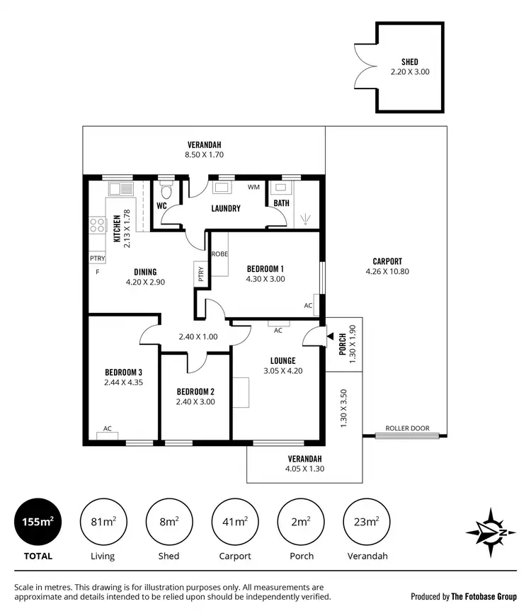Floorplan of Homely house listing, 19 Knighton Road, Elizabeth North SA 5113