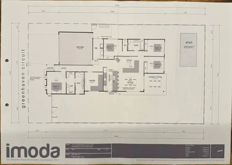 Floorplan of Homely house listing, 57 Greenhaven Circuit, Narangba QLD 4504