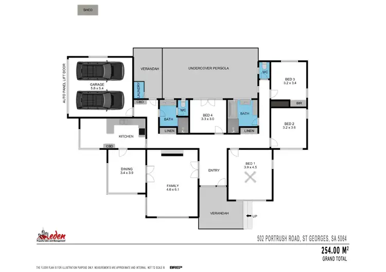 Floorplan of Homely house listing, 502 Portrush Road, St Georges SA 5064