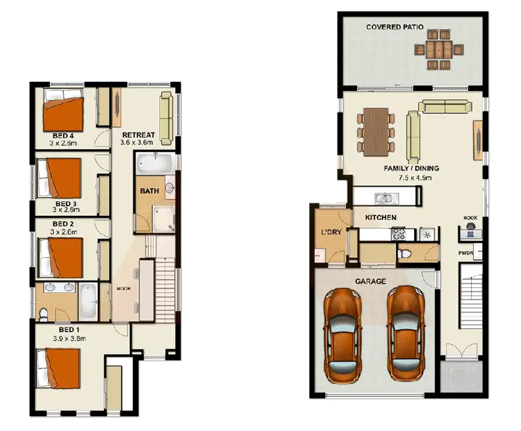Floorplan of Homely house listing, 9 CUNNINGHAM STREET, Flagstone QLD 4280
