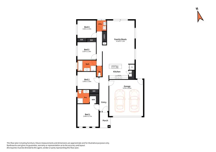 Floorplan of Homely house listing, 43 Harkness Boulevard, Armstrong Creek VIC 3217