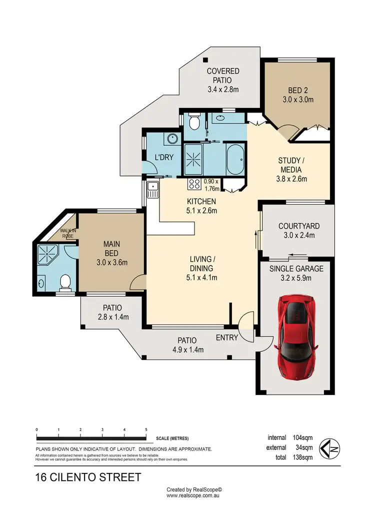 Floorplan of Homely house listing, 16 Cilento Street, Mcdowall QLD 4053