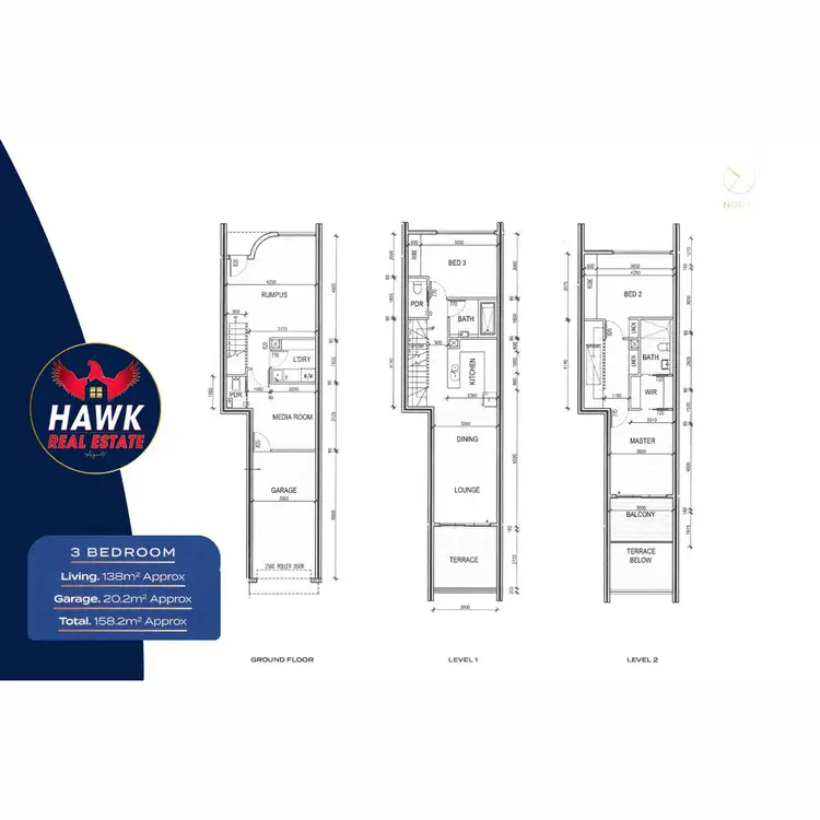 Floorplan of Homely townhouse listing, 5/174 Gorman Drive, Googong NSW 2620