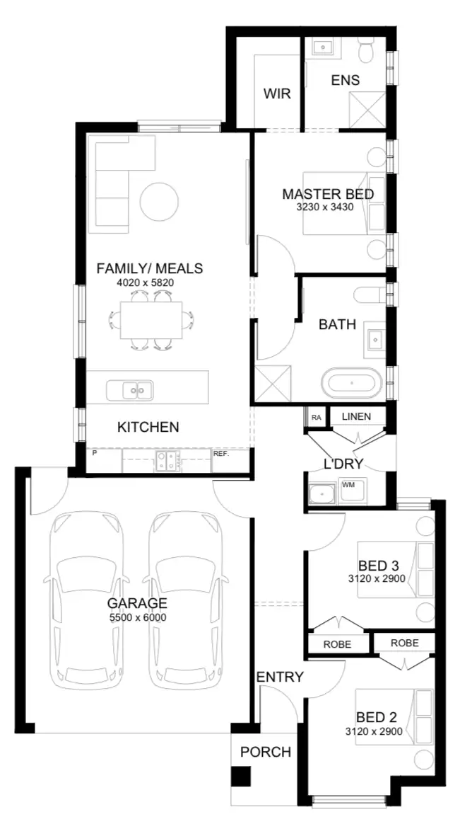 Floorplan of Homely house listing, Lot 4250 Amadina Road, Werribee VIC 3030