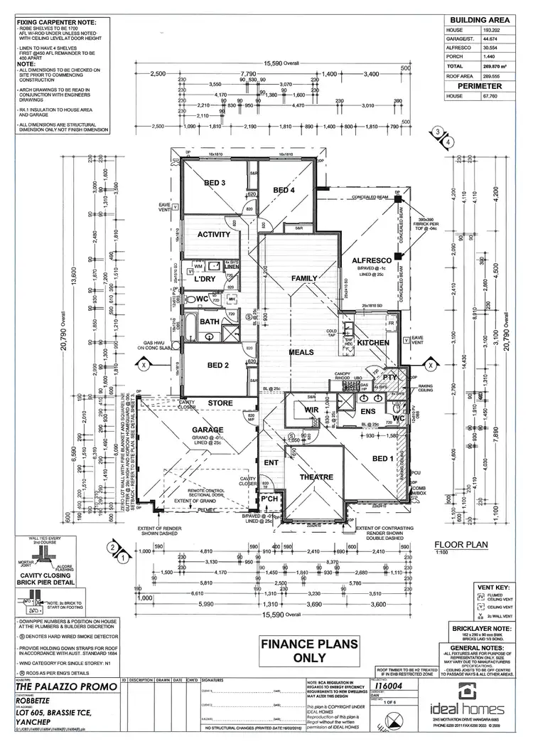 Floorplan of Homely house listing, 6 Brassie Terrace, Yanchep WA 6035