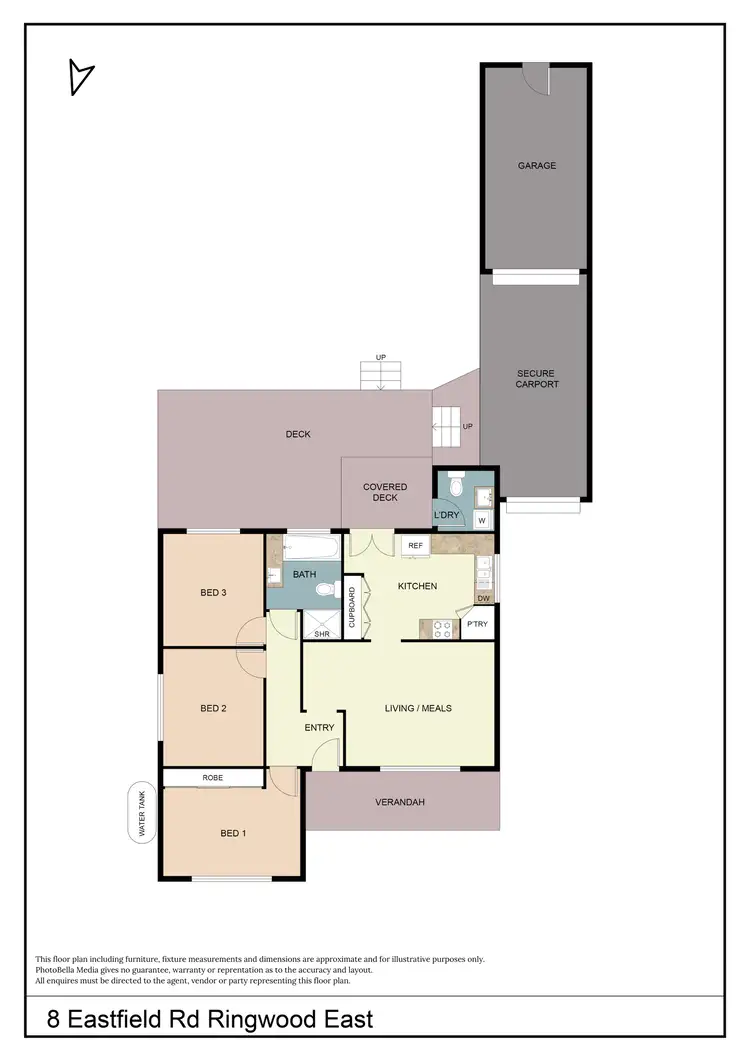Floorplan of Homely house listing, 8 Eastfield Road, Ringwood East VIC 3135