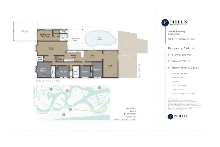 Floorplan of Homely house listing, 51 Gibraltar Drive, Isle of Capri QLD 4217