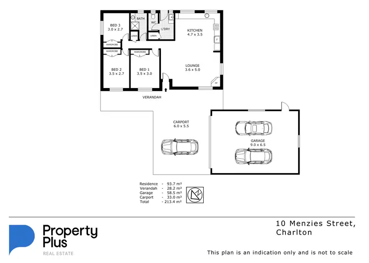 Floorplan of Homely house listing, 10 Menzies Street, Charlton VIC 3525