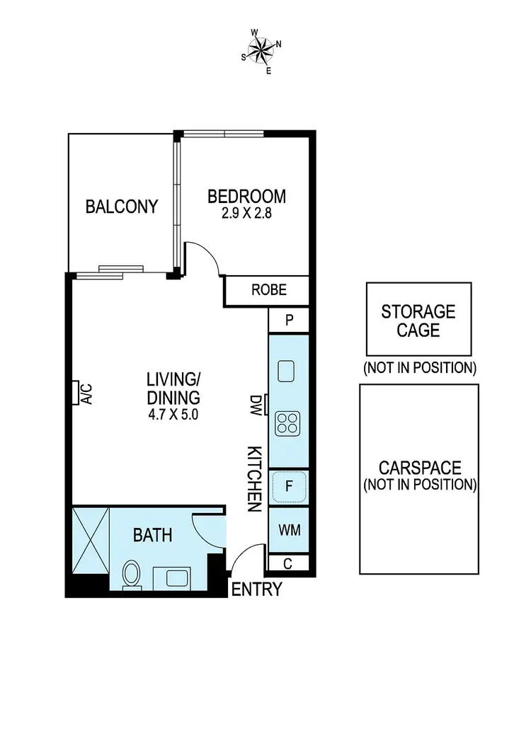 Floorplan of Homely apartment listing, 508/30 Burnley Street, Richmond VIC 3121