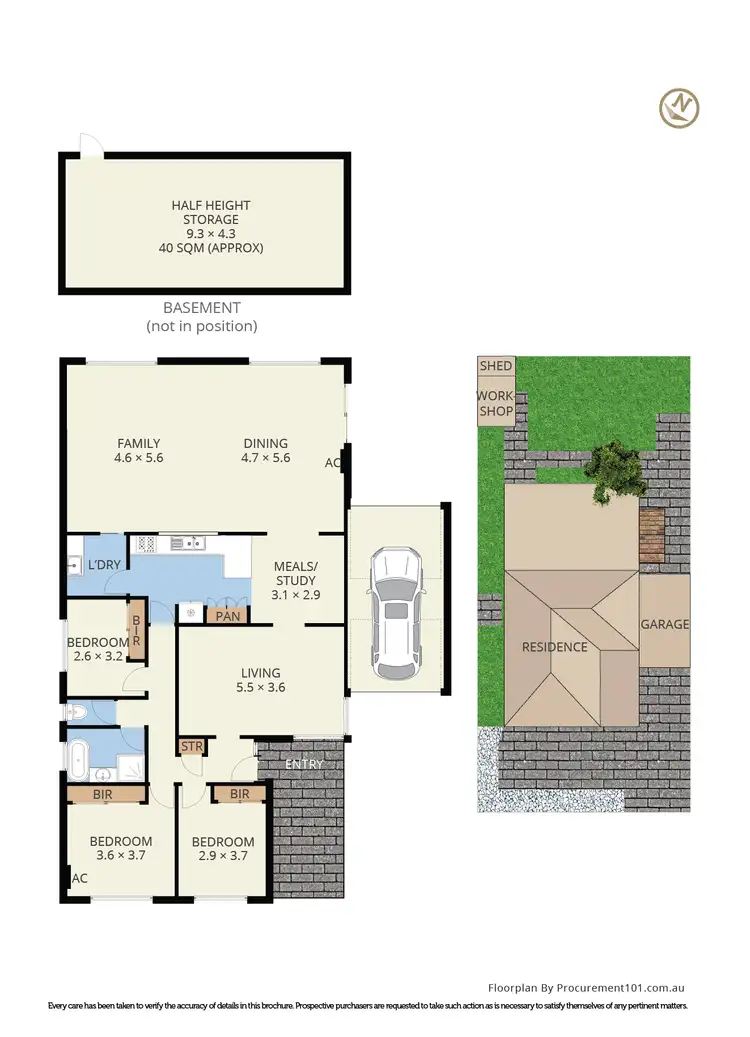 Floorplan of Homely house listing, 39 Blaxland Drive, Dandenong North VIC 3175