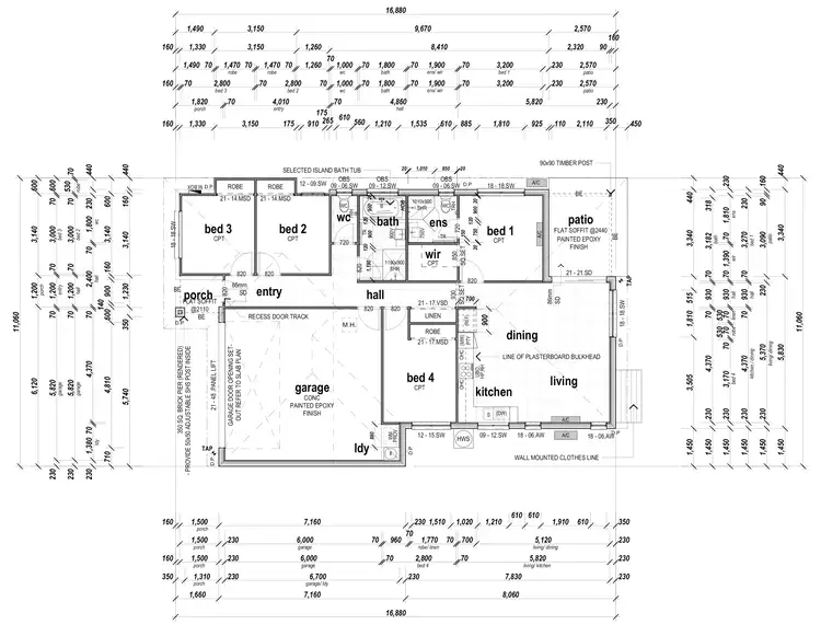 Floorplan of Homely house listing, 43 Kevin Mulroney Drive, Flinders View QLD 4305
