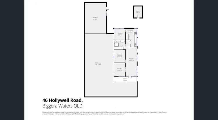 Floorplan of Homely house listing, 46 Hollywell Road, Biggera Waters QLD 4216