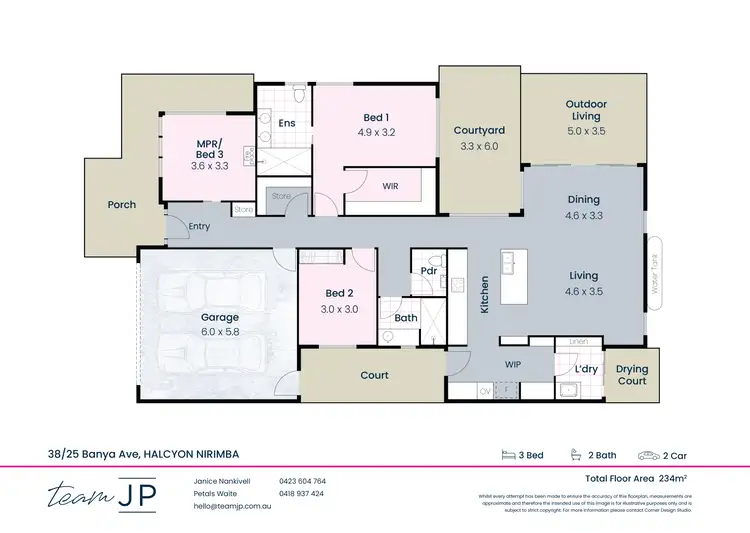 Floorplan of Homely retirement listing, 38/25 Banya Avenue, Nirimba QLD 4551