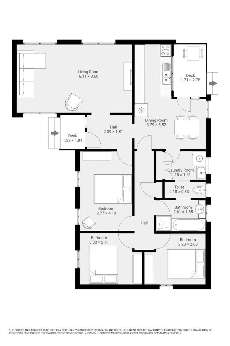 Floorplan of Homely house listing, 11 Ulmarra Place, Mildura VIC 3500
