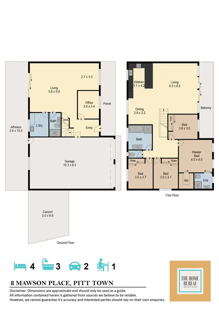 Floorplan of Homely house listing, 8 Mawson Place, Pitt Town NSW 2756