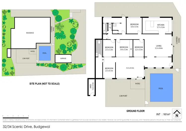 Floorplan of Homely house listing, 32-34 Scenic Drive, Budgewoi NSW 2262