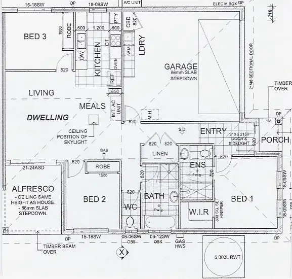 Floorplan of Homely townhouse listing, 18A Bevington Bend, Lavington NSW 2641