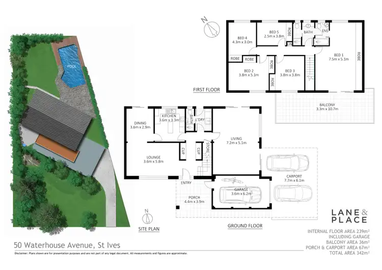 Floorplan of Homely house listing, 50 Waterhouse Avenue, St Ives NSW 2075