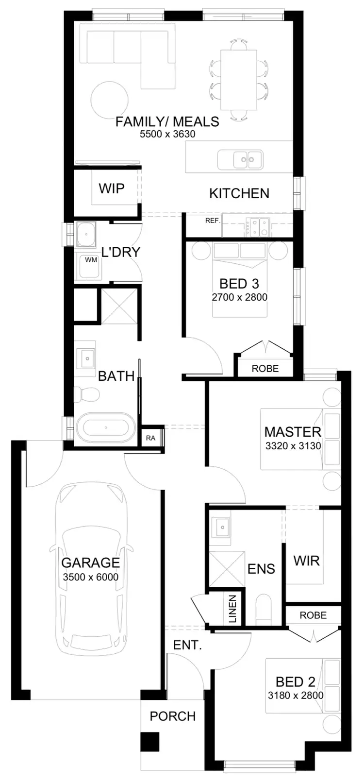 Floorplan of Homely house listing, 25188 Masala Ave, Truganina VIC 3029