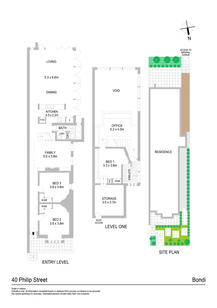 Floorplan of Homely house listing, 40 Philip Street, Bondi NSW 2026