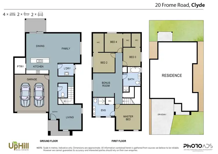 Floorplan of Homely house listing, 20 Frome Road, Clyde VIC 3978