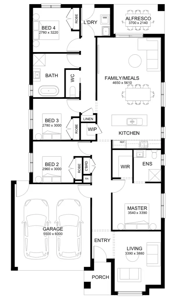 Floorplan of Homely house listing, Lot 1124 Liger Rise, Pakenham VIC 3810
