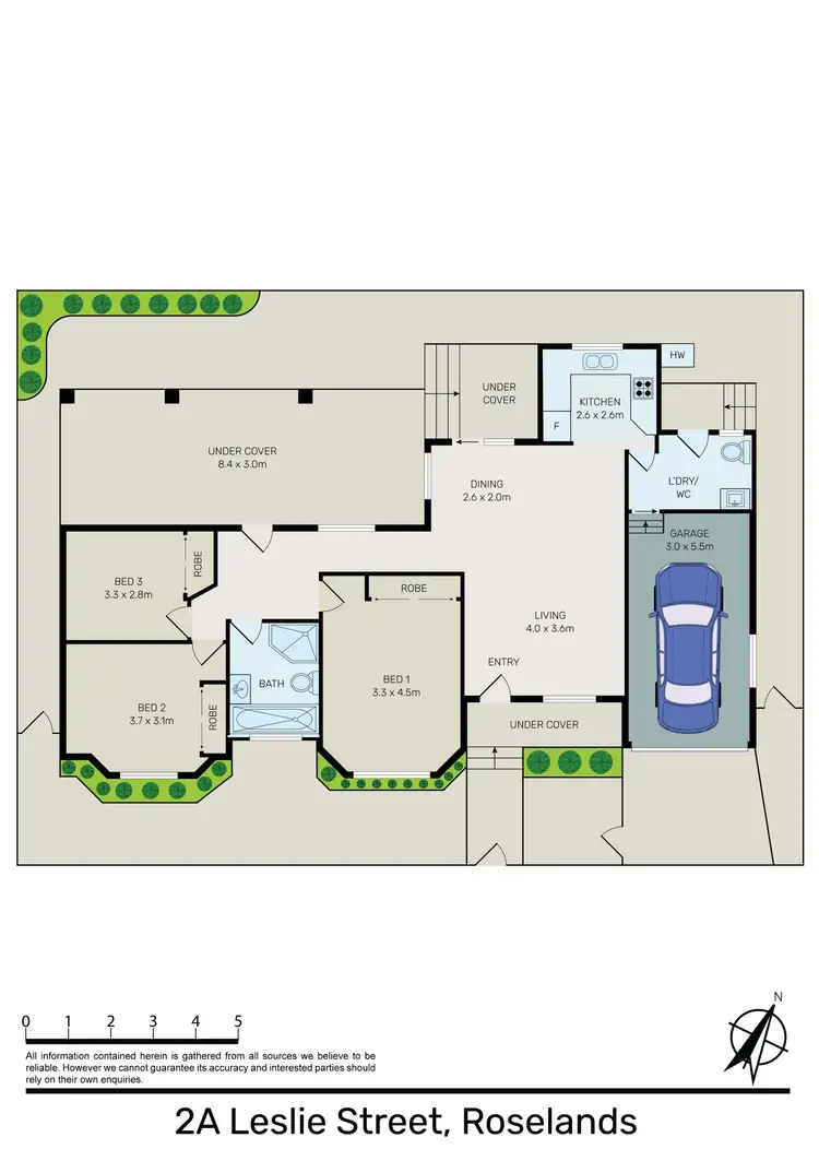Floorplan of Homely house listing, 2A LESLIE STREET, Roselands NSW 2196