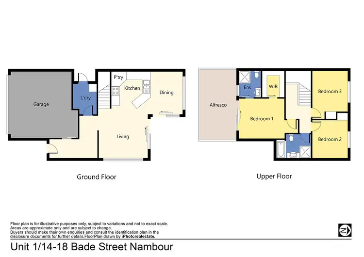 Floorplan of Homely townhouse listing, unit 1/14-18 Bade Street, Nambour QLD 4560