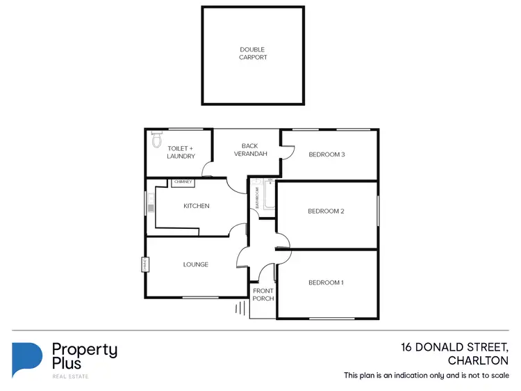Floorplan of Homely house listing, 16 Donald Street, Charlton VIC 3525