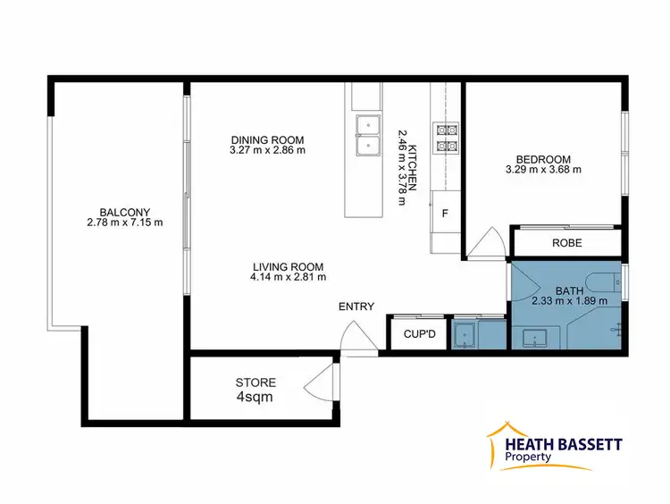 Floorplan of Homely apartment listing, 41/7 Durnin Avenue, Beeliar WA 6164
