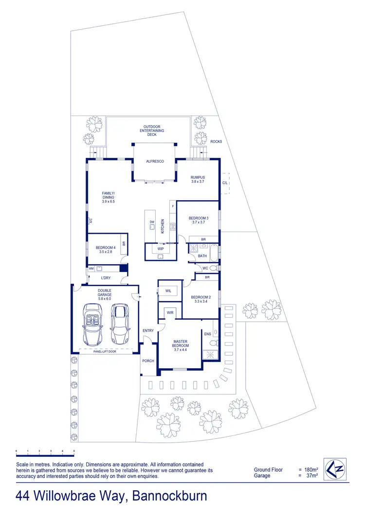Floorplan of Homely house listing, 44 Willowbrae Way, Bannockburn VIC 3331