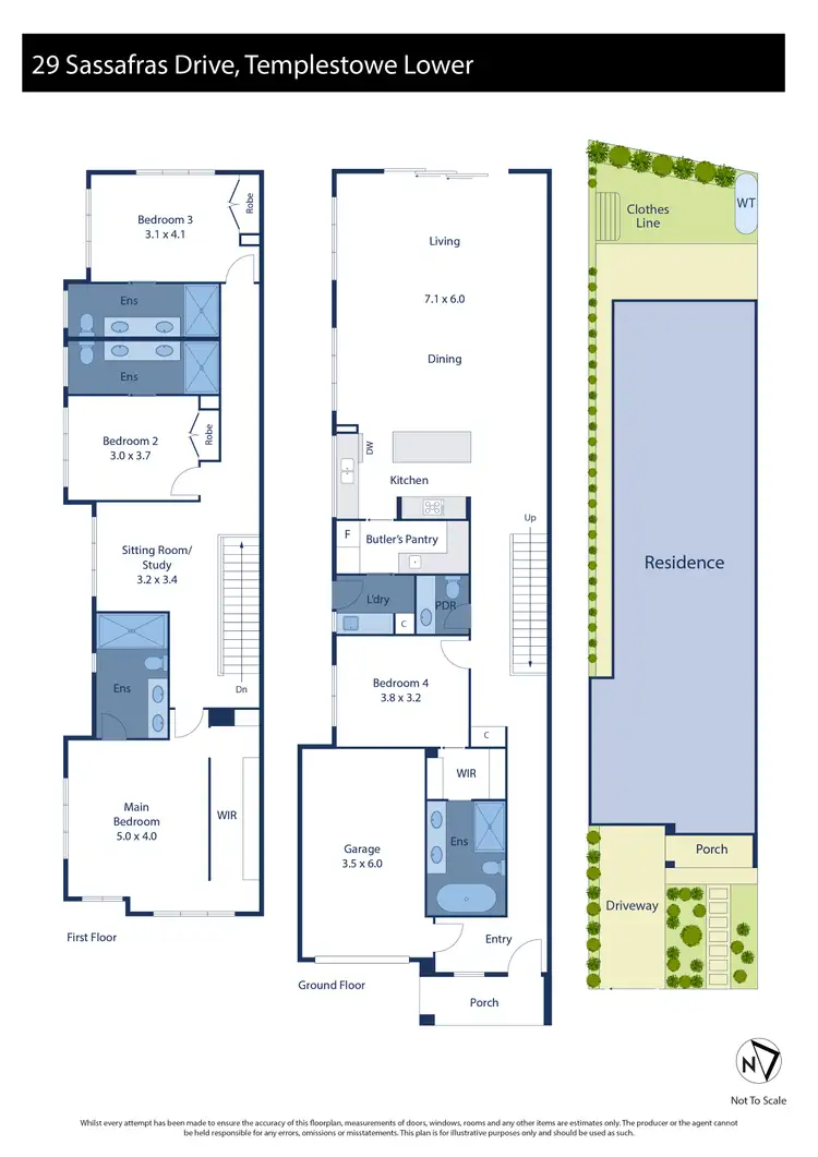 Floorplan of Homely townhouse listing, 29 Sassafras Drive, Templestowe Lower VIC 3107