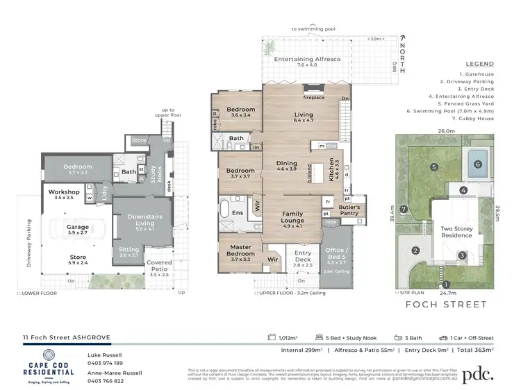 Floorplan of Homely house listing, 11 FOCH STREET, Ashgrove QLD 4060