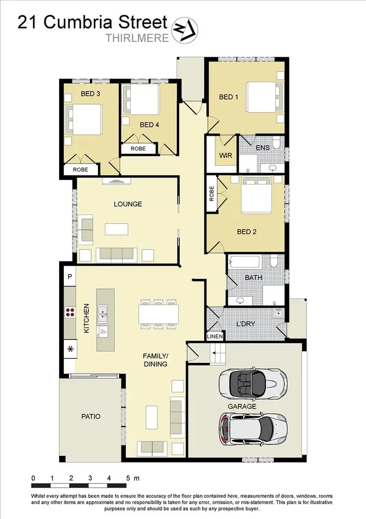 Floorplan of Homely house listing, 21 Cumbria Street, Thirlmere NSW 2572