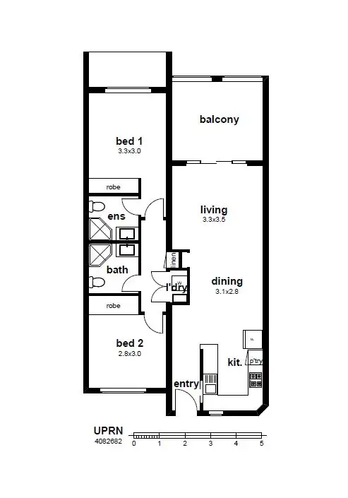 Floorplan of Homely townhouse listing, Address available on request